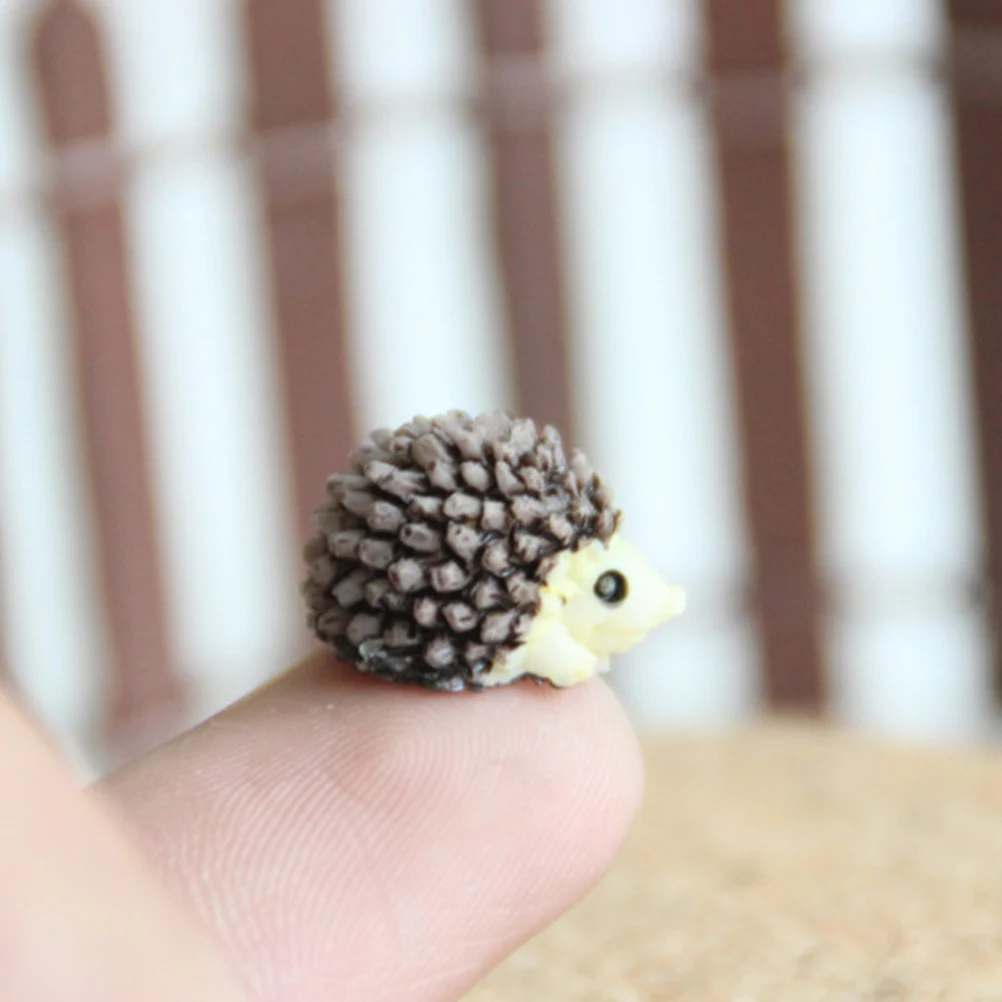 

10 Pcs Mini Garden Accessories Ornament Decorations Animal Resin Miniatures Figurines for Crafts Decorate Scene