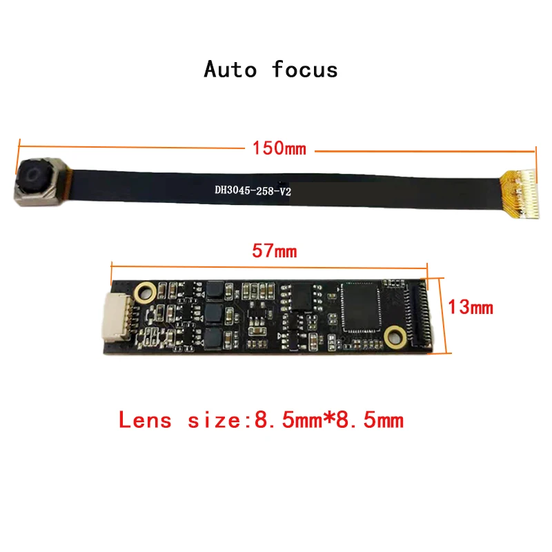 IMX258 Sensor 12MP  AF/FF  With Digital 4K USB Camera Module For Android/Windows/Linux MAC/A4 File Scan