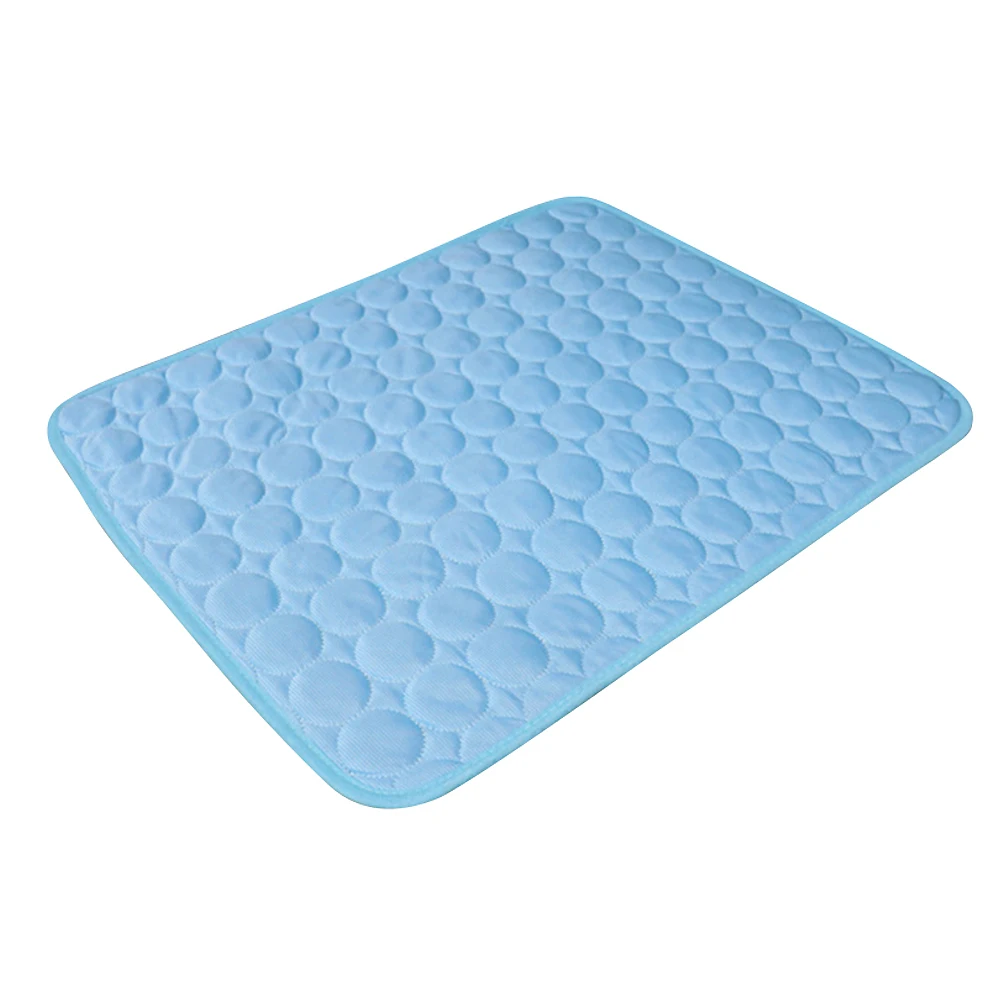 

Cooling 70x55cm Soft Summer Pet Mat Breathable Summer Dog Bed Washable Pad Supplies Household Cat Pig Pet Cool Mat