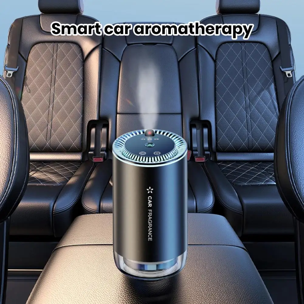 

Car Aromatherapy Machine Atomization Car Air Freshener Essential Oil Diffuser with Auto On/off Rechargeable for Automobile