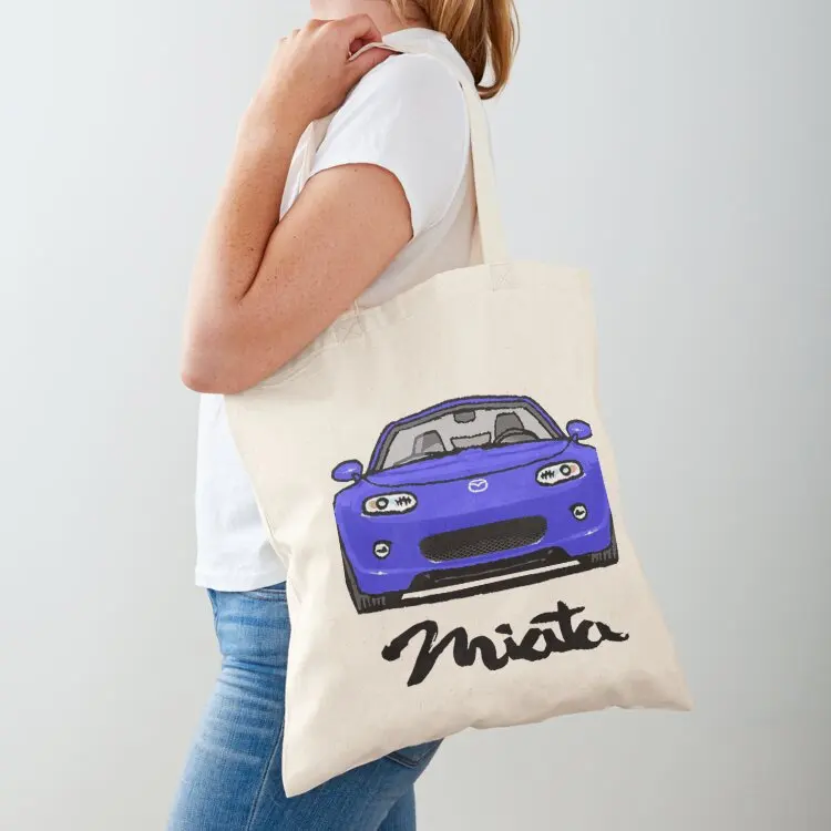 

MX5 Miata NC - NC1 Blue Tote Bag tote bag canvas ecological bags sacs de shopping Canvas shoulder bag