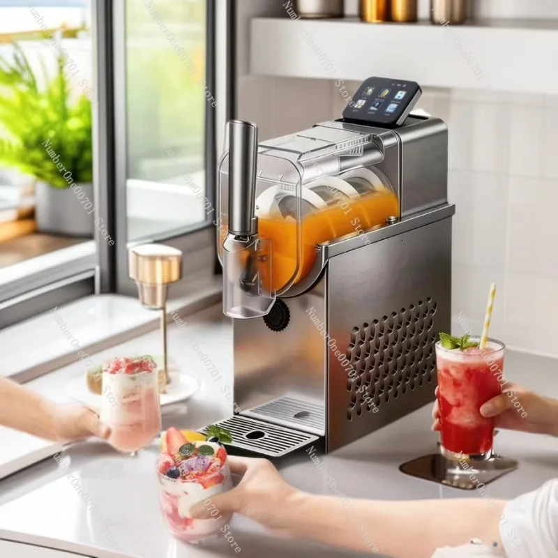 Mini Slush Snow , Auto Frozen Drink Machine, Home Commercial Ice Cream & Milkshake Maker