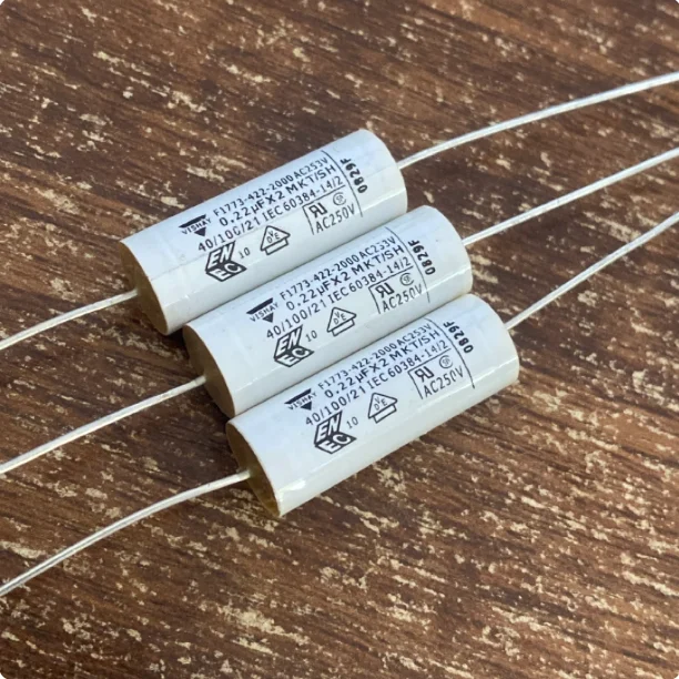 

20pcs/lot Original VISHAY-ERO F1773 0.22UF 253V 8X25mm audio axial copper pin MKT capacitor free shipping