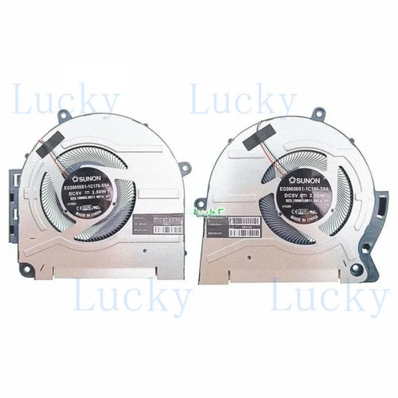 f   New  for HP Envy 17-CH 17-CH0003CA 17M-CH 17M-CH0013DX TPN-W148 CPU GPU Cooling Fan