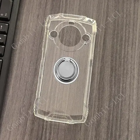 Para Blackview BV8200 2024 BV 8200 6,5 "BlackviewBV8200 soporte de anillo trasero funda de teléfono Smartphone TPU cubierta suave