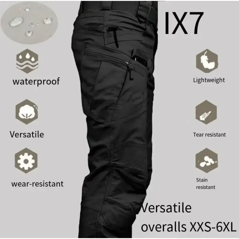 All Seasons Wear-Resistant Pants Tactical Multi-Pocket Military Wear Multifunctional Special Forces Uniform Men's Trousers