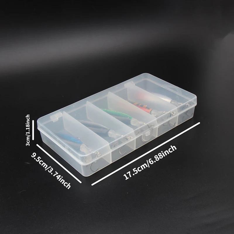 5pcs/box Topwater Fishing Lure 10g Whopper Popper Wobbler Artificial Hard Bait Bass Popper Soft Rotating Tail Fishing Tackle
