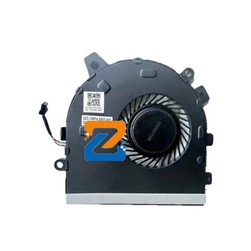 مروحة تبريد جديدة لوحدة المعالجة المركزية للكمبيوتر المحمول Dell Inspiron 13 7390 7391 2-in-1 مروحة مشعاع تبريد 0HYPYN 01XVDH #2