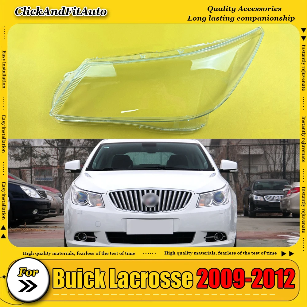 

For Buick Lacrosse 2009-2012 Front Headlight Cover Transparent Headlamp Shell Lamp Lens Replace The Original Lampshade
