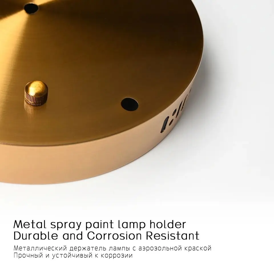 الحديثة الإبداعية بريق الثريا مصباح السقف كريستال حجر ضوء ديكور المنزل تعليق السرير الطعام لوفت الإضاءة الفاخرة #5