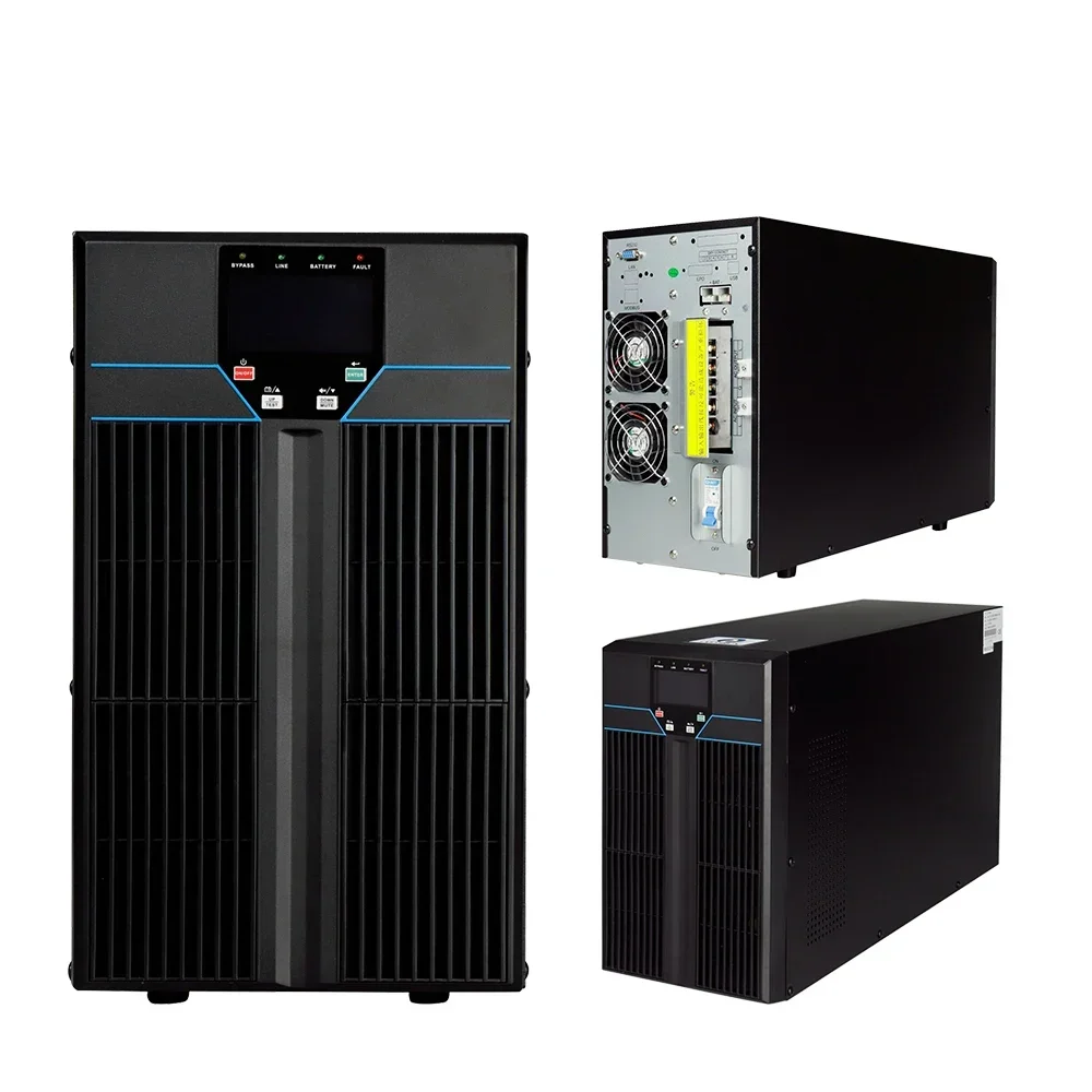 ระบบจ่ายไฟสำรองแบบออนไลน์ (UPS) 3 เฟส 380V ความถี่ต่ำ 20KVA คุณภาพสูง สำหรับการปรับสมดุลแรงดันไฟฟ้าอย่างมีประสิทธิภาพ