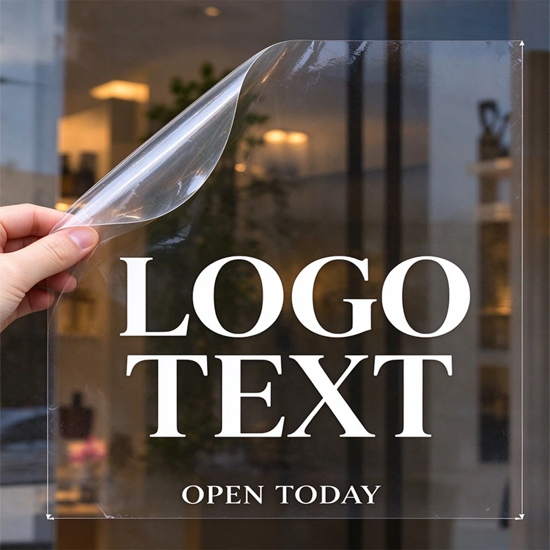 Any Size 100cm Custom Stickers Personalized Large Size Stickers for Mall Windows Outdoor Facade Commercial Advertising Promotion