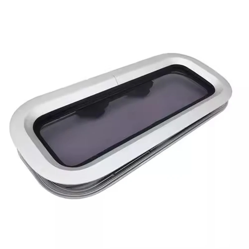 

Inward Opening Marine Porthole Boat Ventilation Window Inward Opening Porthole with Screen for Yacht RV Marine Waterproof