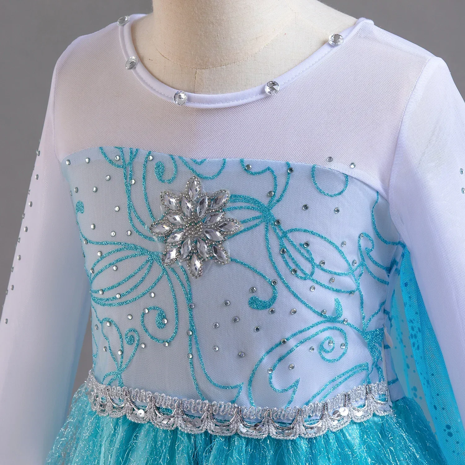 Frozen Elsa Anna Snow Queen Dress Kids Cosplay Costumes For Girls Carnival Party Prom Gown Children Princess Clothing 3-10Yrs