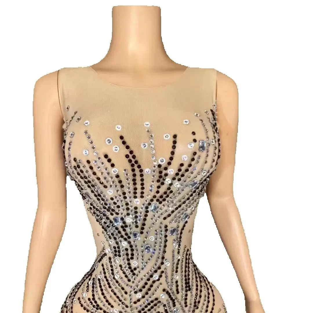 ZD Western V Neck Vestido de Noite com Lantejoulas Sexy Luxo Prom Vestido de Baile para Mulheres Vestido de Festa