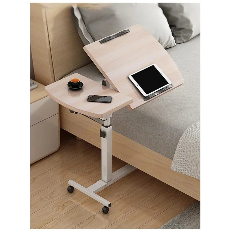 مكتب كمبيوتر محمول قابل للتعديل مع 360 ° حامل متنقل دوار على سطح الطاولة - محطة عمل كمبيوتر للمكتب المنزلي للدراسة #6