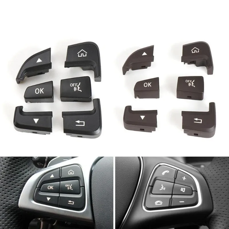 0999050200 Steering wheel switch button for Mercedes-Benz C-Class W205 GLC-Class W253 view 3