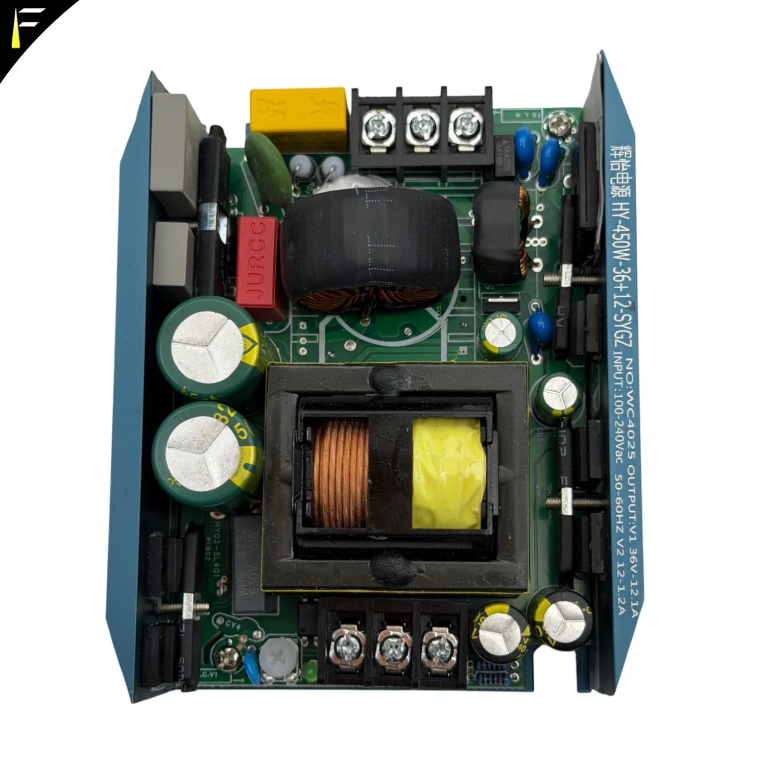 Compact Small Size Power Source Supply For Stage LED Wash Gobo Moving Head Light HY-450W-36+12 (36V-12.1A 12V-1.2A)