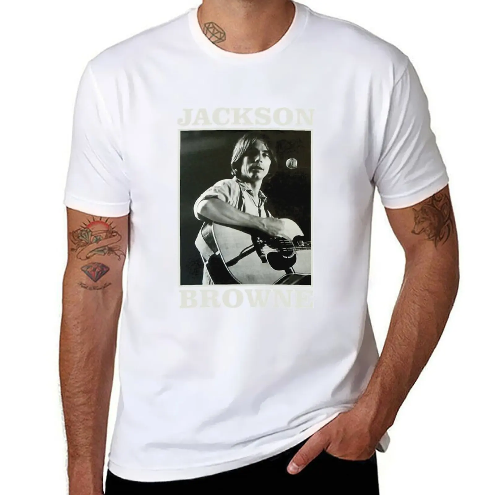 

Retro Jackson Browne Gift T-Shirt cotton t shirts man 100% cotton t shirt pack T-Shirt