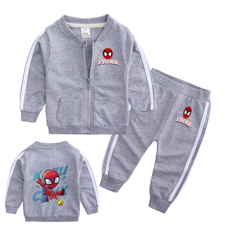 

Newborn Baby Outfit Set - Marvel Fashion Long Sleeve Tracksuit Tops & Pants for Boys Girls 6-18M Spring Autumn