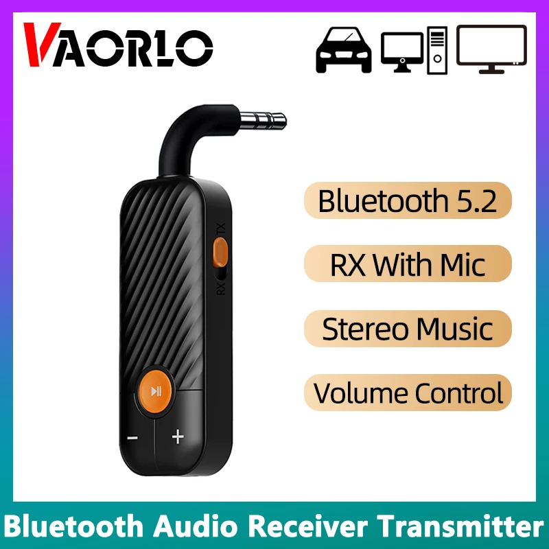 2 w 1 Bluetooth Audio nadajnik odbiornika 3.5MM AUX z mikrofonem samolot muzyka Stereo Adapter słuchawkowy klucz sprzętowy bezprzewodowy zestaw