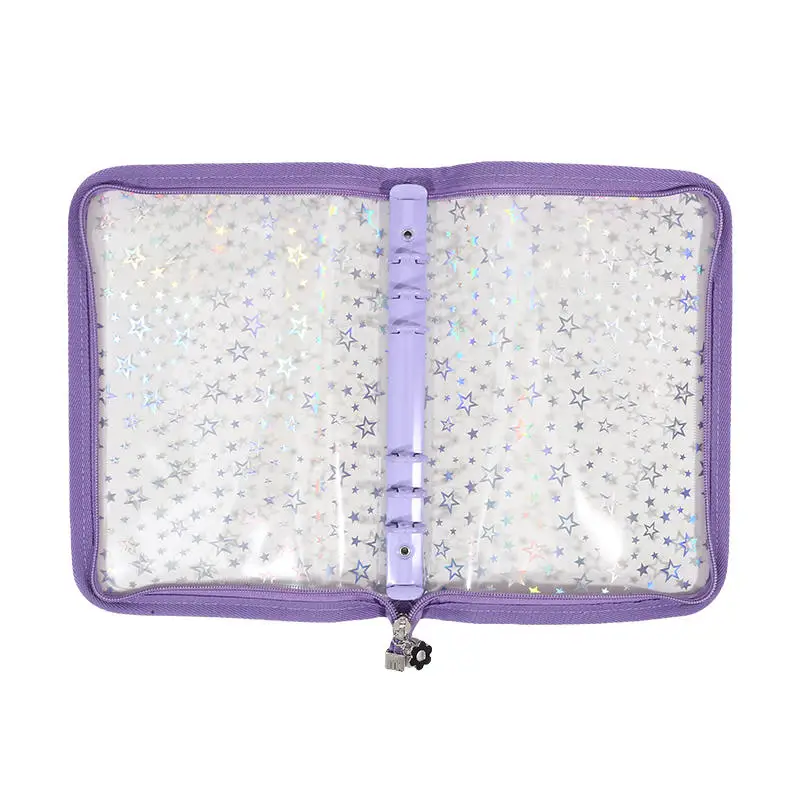 Aufkleber-Organizer-Ordner A5 Aufkleber-Sammelalbum Wiederverwendbare Aufkleber-Taschen und Transparente Wasserdichte Reißverschluss-Aufbewahrungshüllen – Detail 33