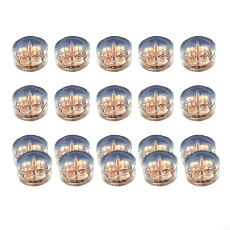 

20 шт. прозрачные силиконовые заглушки-гвоздики для ушей, легкие и модные беруши