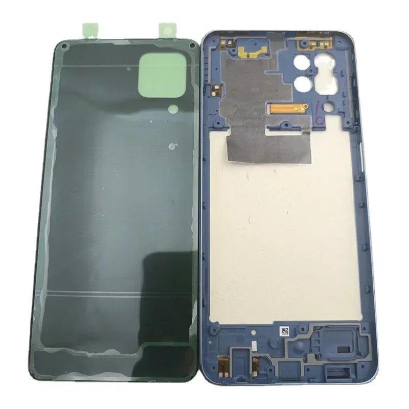 Middle Frame with Power Volume Button+Battery Cover Door Replacement Parts for Samsung Galaxy M32 4G M325 M325FV