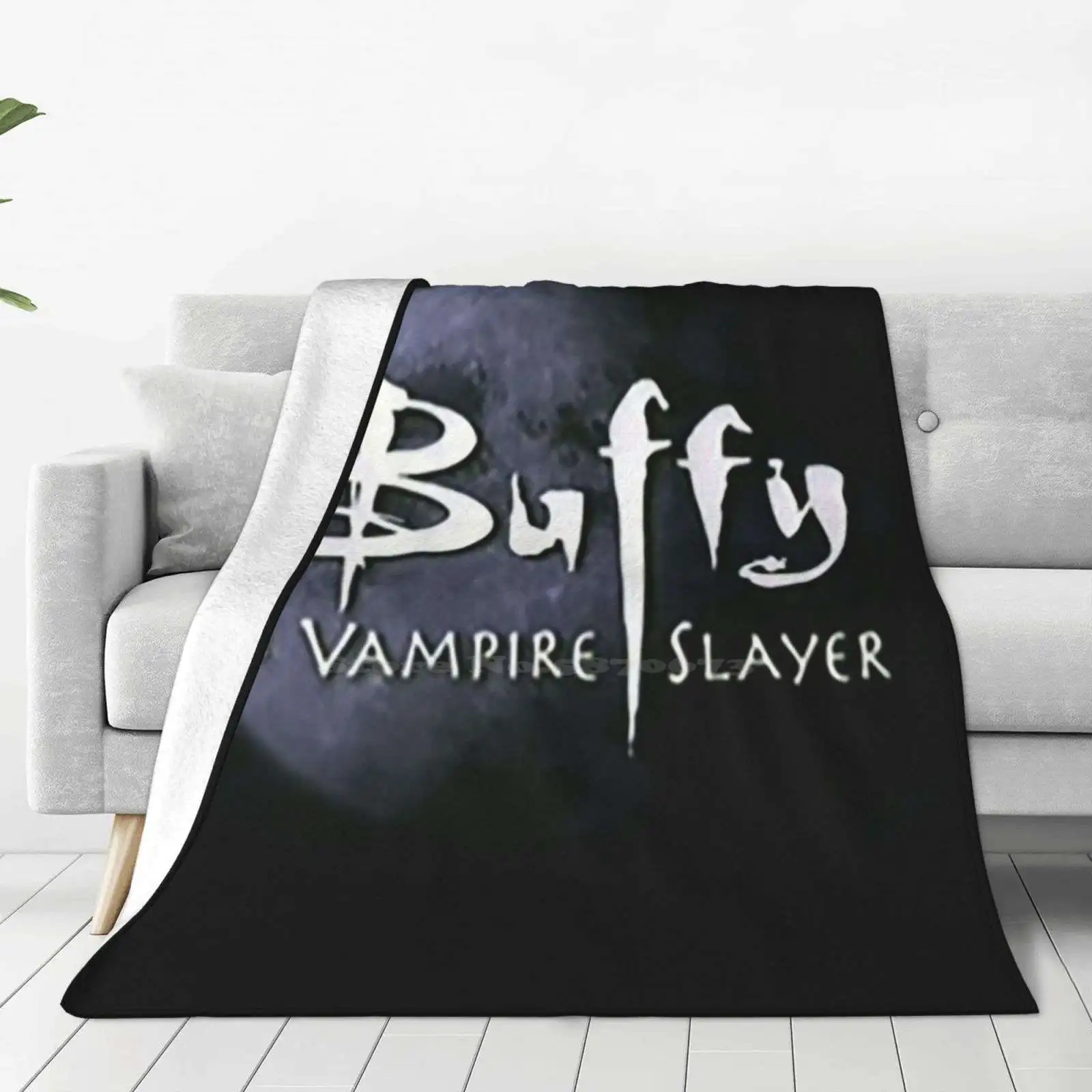 Buffy For Home Sofa Bed Camping Car Plane Travel Portable Blanket Buffy The Vampire Vampires Halloween Buffy Fullmoon Buffy