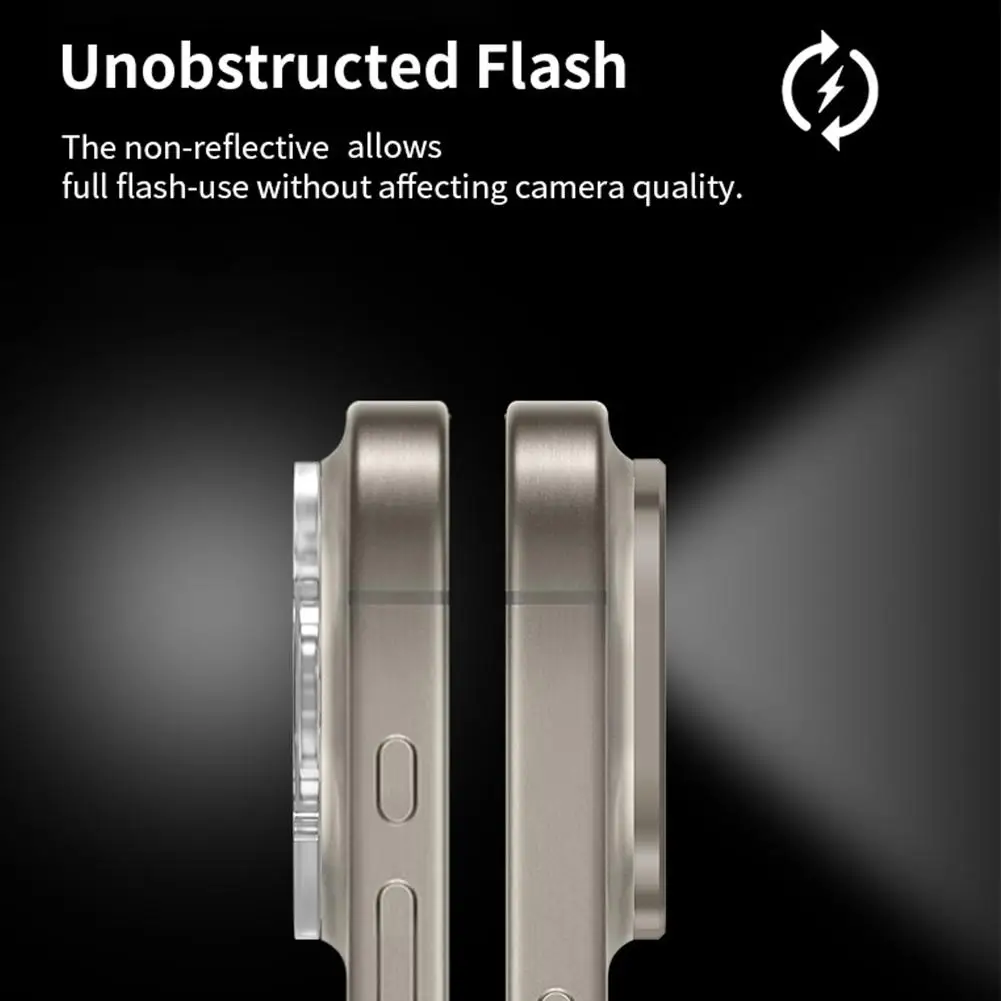 For IPhone 16 Pro Max Metal Camera Lens Protector For IPhone 16 Pro Alloy Back Lens Case No Glass Lens Cover Cap Accessories image 4