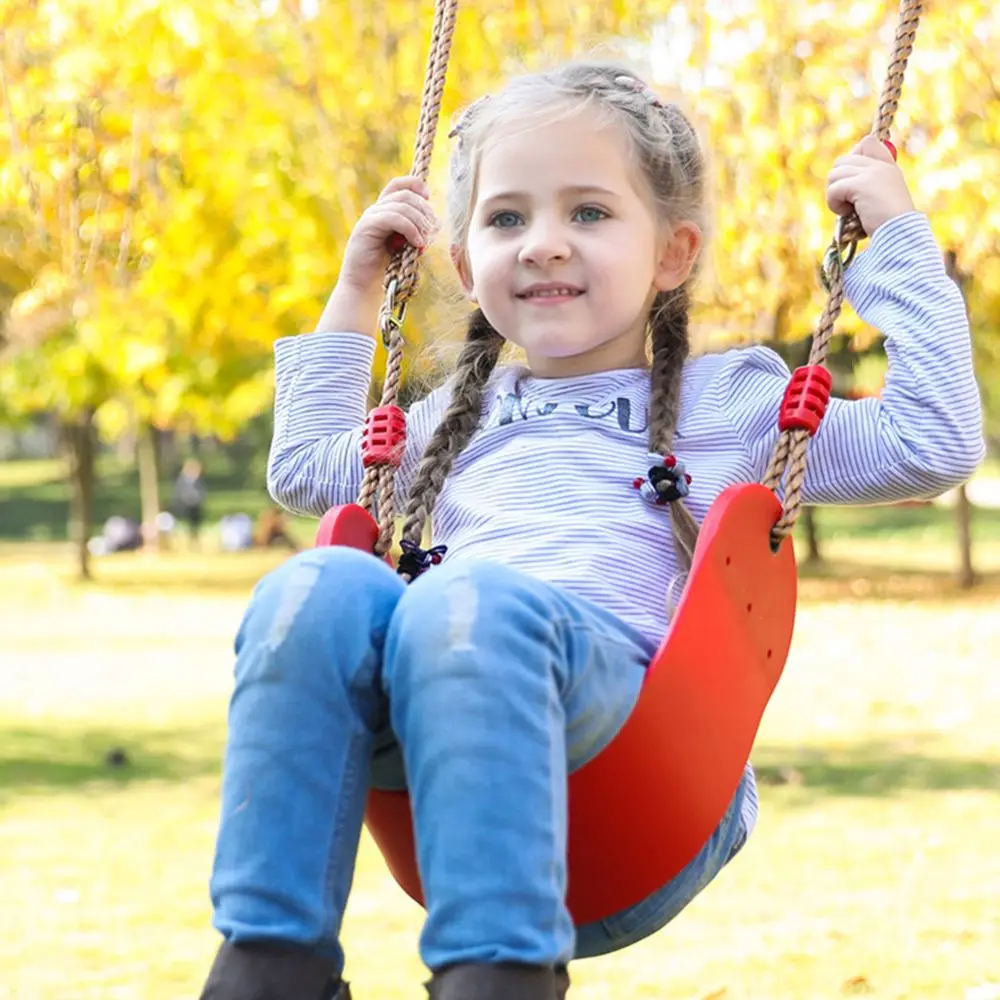 Heißer Verkauf U-förmige Eva Soft Board Schaukel Junge Mädchen hängen Korb Schaukel Spielzeug Baby Schaukel Set Terrasse Garten Outdoor Kinder Spielzeug