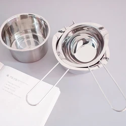 400/600ml Candle Wax Melting Boiler Pot with Heat Resistant Handle for Melting Chocolate Candy and Candle Making Supplies
