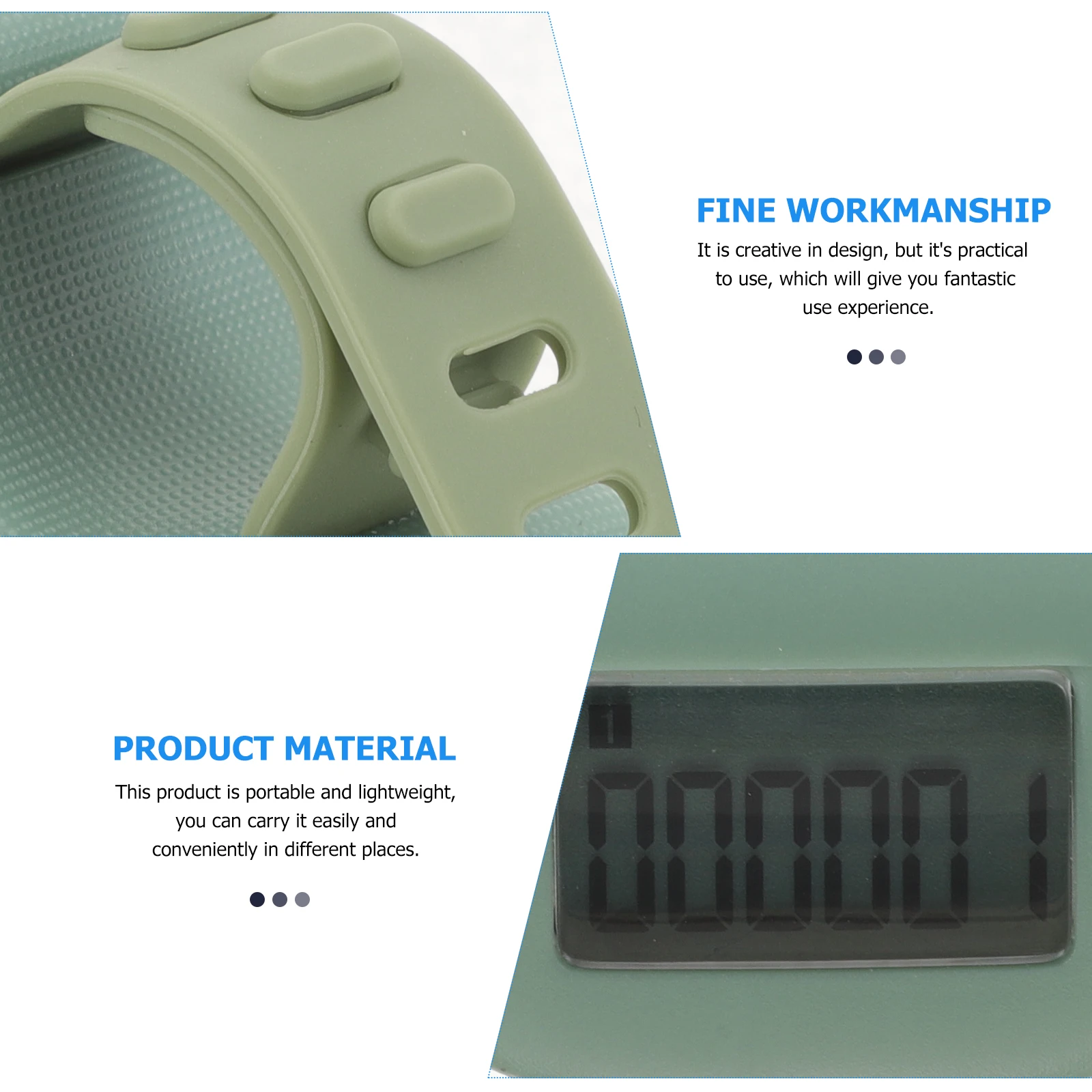 

Easy to Use Rechargeable Finger Counter Mini Silent Hand Tally Clicker Electronic Device