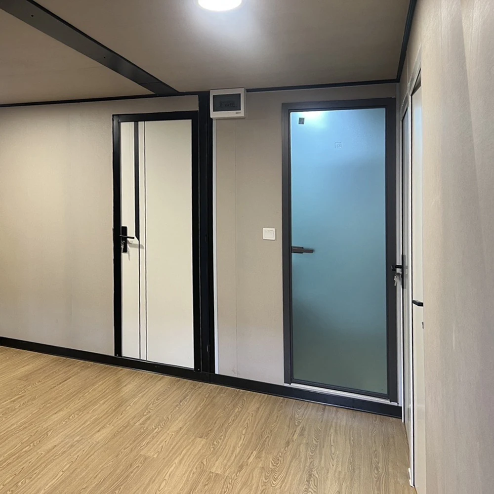 أطقم منزلية للحاويات بطول 20 قدمًا/40 قدمًا فاخرة وقابلة للتخصيص مع 1-4 غرف نوم، تصميم حديث، وسهل التركيب.