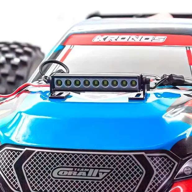 Ultrahelle LED-Streifen-Dachleuchte 5-14,8V, geeignet für 1/8 1/10 Crawler Axial Capra Scx10 Ii 90046 Rgt Ex86100 Trx6 Trx-4