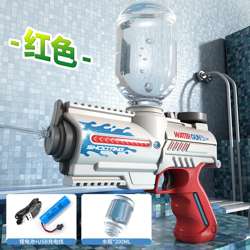 Elektrisch waterpistool voor volwassenen M416, krachtige spray, automatische waternevel, buitenspeelgoed voor kinderen op het strand in de zomer, kindercadeau