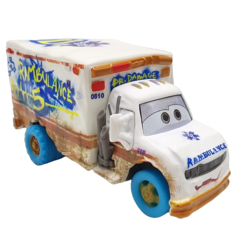 Disney Pixar Cars 3 Dr. Damage Rambulance Racing Mr. Arvy Car Giocattolo per bambini Modello giocattolo in lega Regalo per bambini