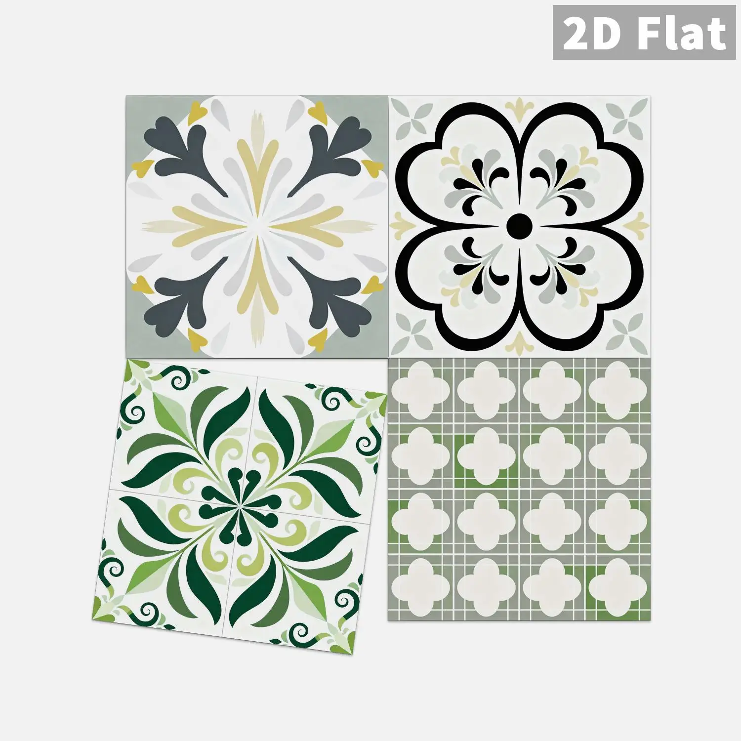 

36 pieces of vintage Moroccan self-adhesive waterproof tile stickers for kitchen, bathroom, background, and home decoration