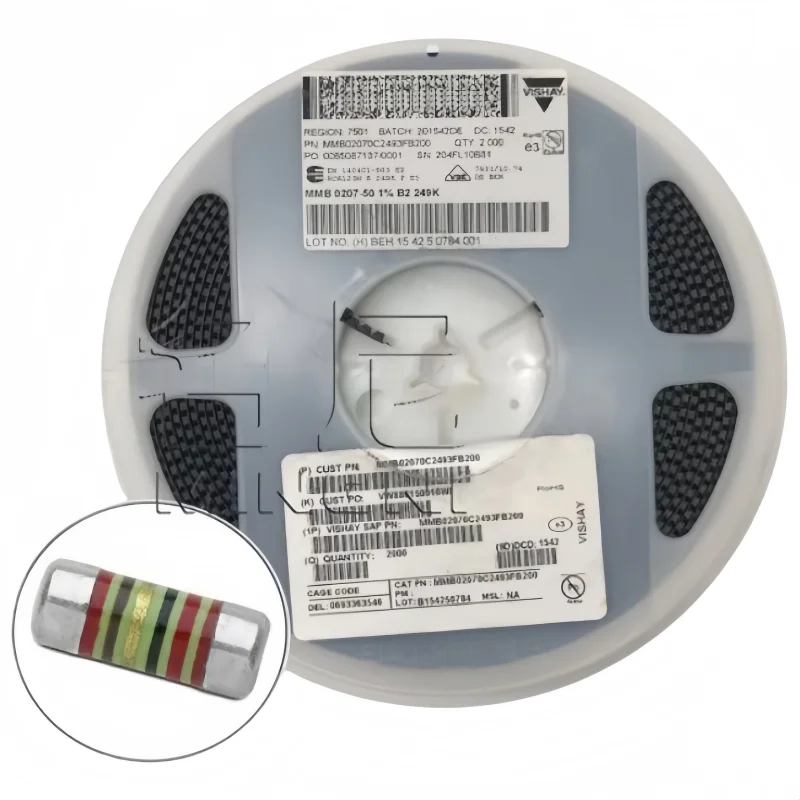 20Pcs/Lot New Original Vishay Beyschlag MMB02070C7507FB200 750 mOhms MELF0207 1W 1% Professional Thin Film MELF Resistors