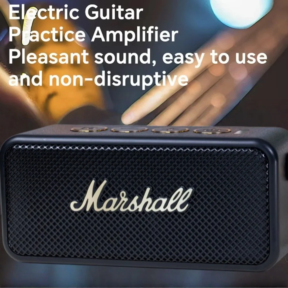 

Marshall M39 Guitar Amplifier, Rechargeable Bluetooth Amp with Clean & Overdrive Effects, Headphone Jack, Retro Portable Design