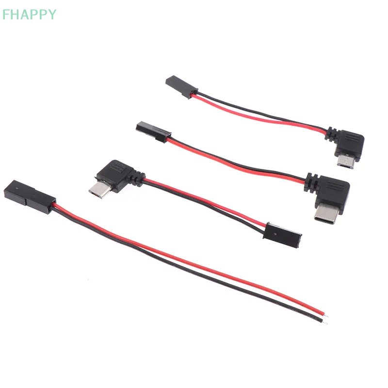 Motorcycle Interface USB-Micro Type C 90 Degree Male+JST Plug USB To JST/SYP Terminal Interface Cable Connector
