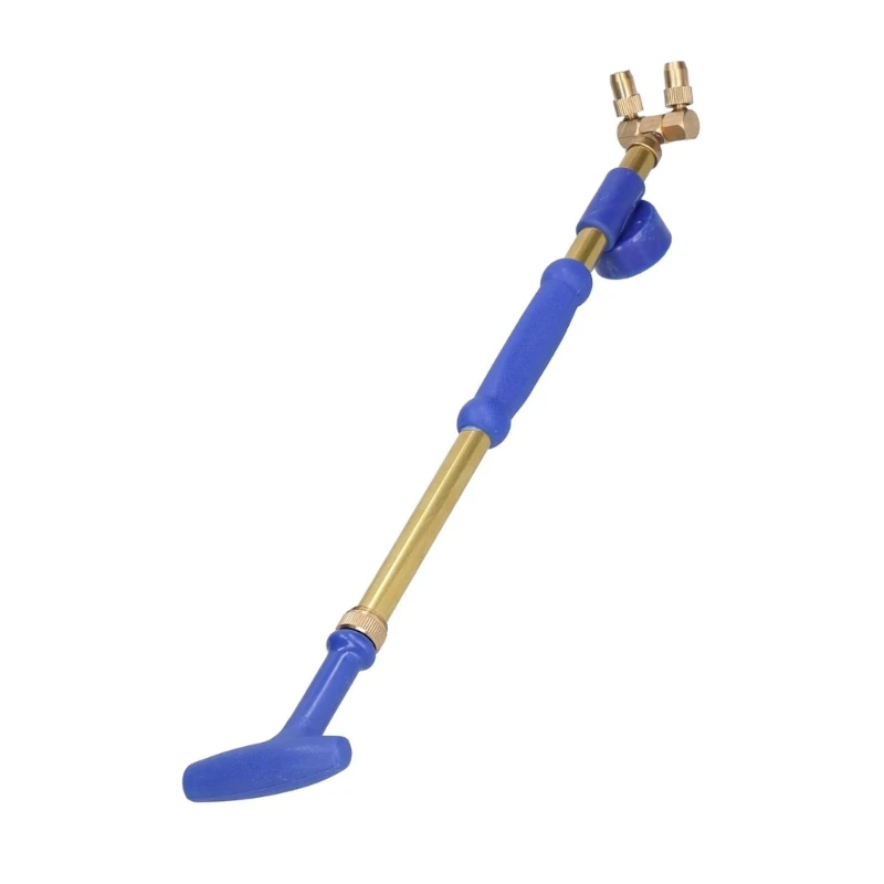 Double Sprayed Head Pressure Sprayed Guns Lawn Watering Tool For Gardening Copper Plastic Construction Telescoping Rod