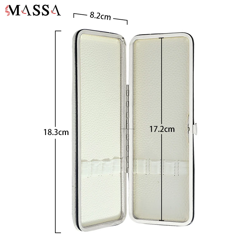 まつげエクステンションピンセット収納ボックス 8 スロット光沢のあるデザインオーガナイザーケースバッグピンセットラッシュブラシアプリケーター収納