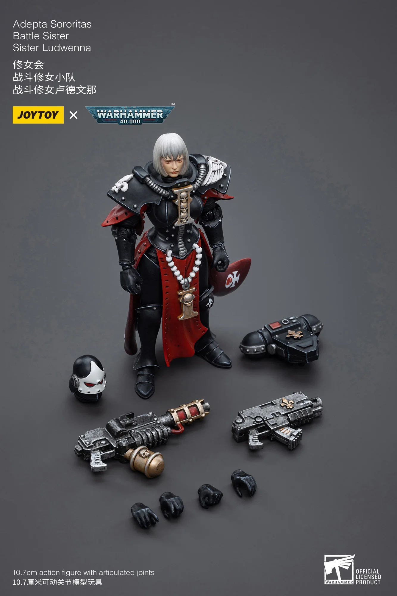 [AUF LAGER] JOYTOY Warhammer 40K 1/18 Actionfigur Adepta Sororitas Battle Sister 5 Stück Anime-Modell – Detail 9