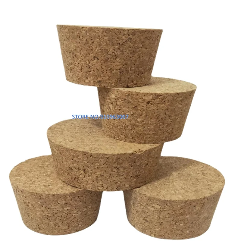 2pcs/lot Lab big size Top DIA 88mm to 105mm Wood Cork cap Thermos bottle stopper Essential Oil Pudding Glass Bottle Lid