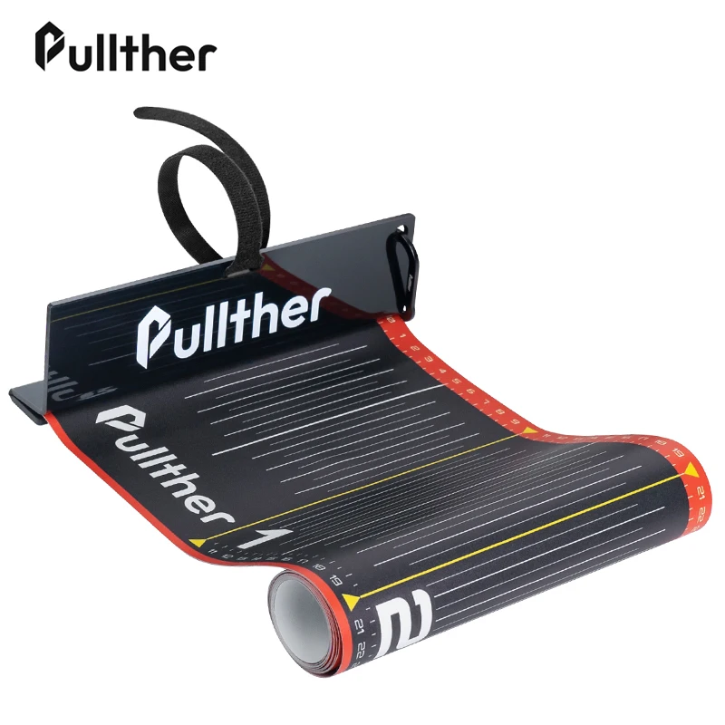 Pullther-Regla de medida impermeable para pesca, cinta métrica plegable de PVC, pegatina, accesorios de pesca, herramienta de aparejos, 135cm/53 pulgadas