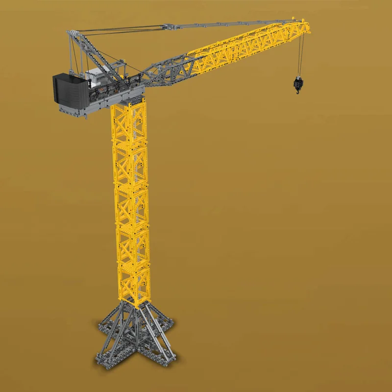 Nieuwe 2565 STKS Technische Mold Koning 17096 Luffing Jib Torenkraan Bouwstenen Set Educatief Speelgoed Volwassenen Jongens voor Geschenken