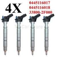 0445116018 33800-2F000 (juego de 4) nueva boquilla de inyector de combustible diésel para Bosch Hyundai Santa Fe Kia Sportage Sorento 2,2 CRDi 2009-