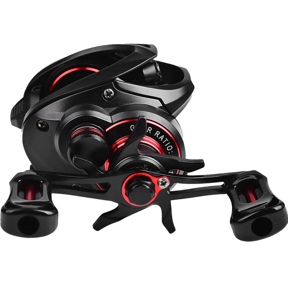 

Advanced Baitcasting Fishing Reel with 8kg Drag Strength 7 2 1 Gear Ratio and Built in Unloading Alarm plus 5+1BB