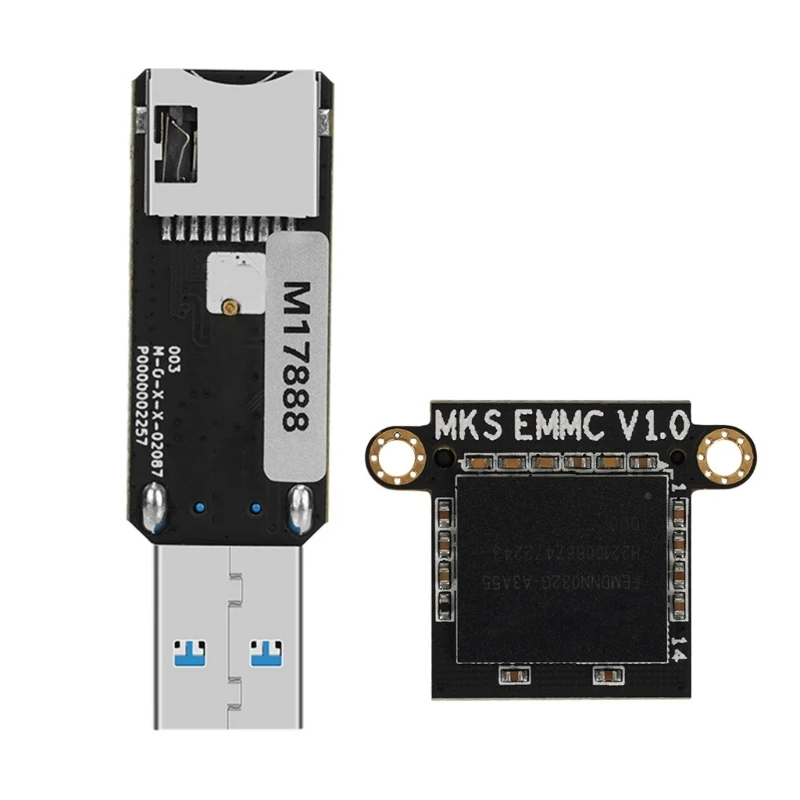 MKS EMMC Adapter V2 USB3.0 Card Reader for EMMC Module and Memory Card Highly Speed Read and Write 32Gb Memory Card Drop Ship